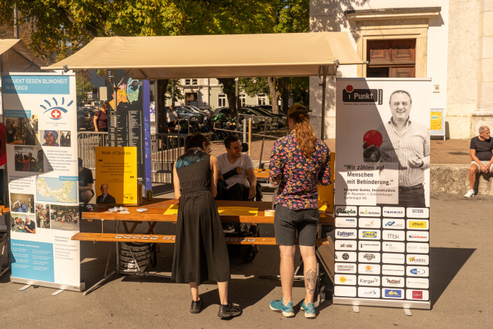 iPunkt-Stand an der Kirchgasse